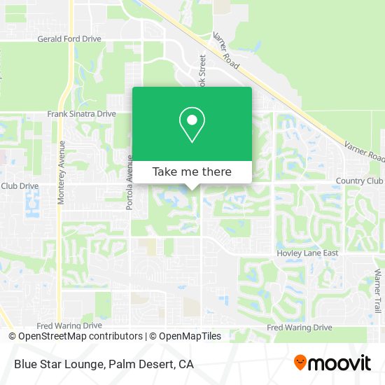 Blue Star Lounge map