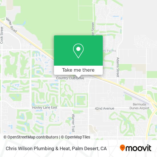 Chris Wilson Plumbing & Heat map