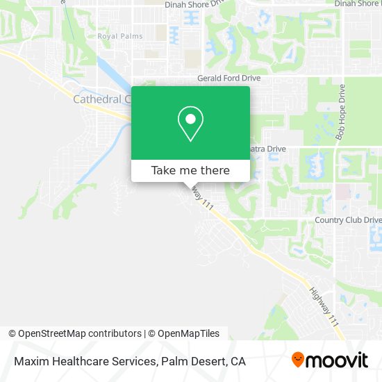 Maxim Healthcare Services map
