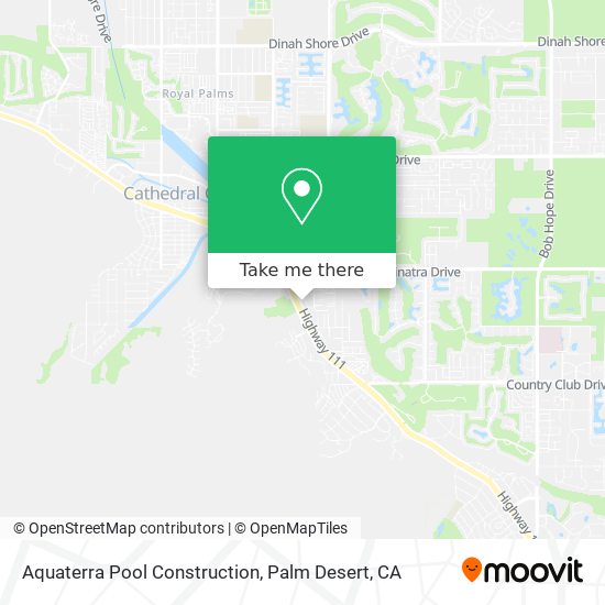 Aquaterra Pool Construction map