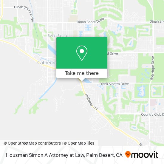 Housman Simon A Attorney at Law map