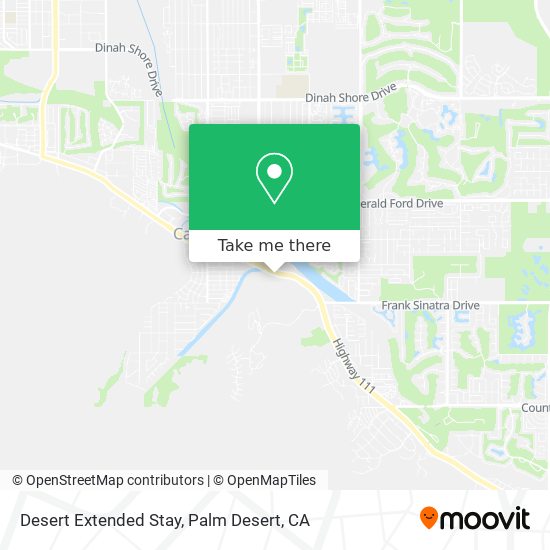 Desert Extended Stay map