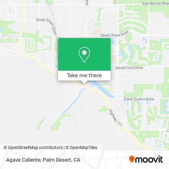 Agave Caliente map