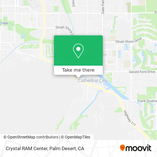 Crystal RAM Center map