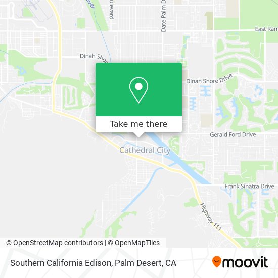 Southern California Edison map