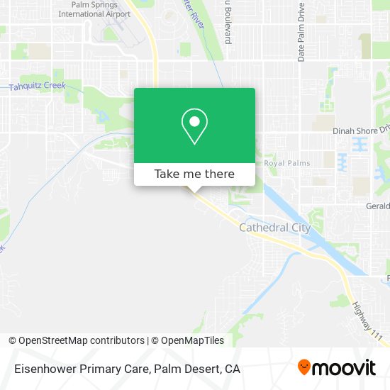 Eisenhower Primary Care map