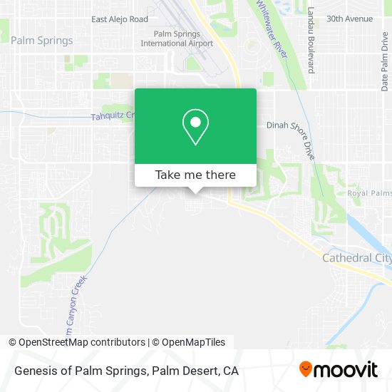 Genesis of Palm Springs map
