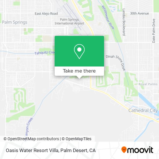 Mapa de Oasis Water Resort Villa