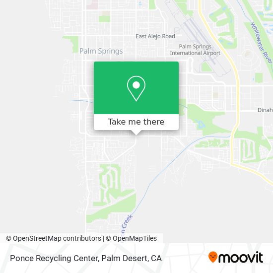 Ponce Recycling Center map