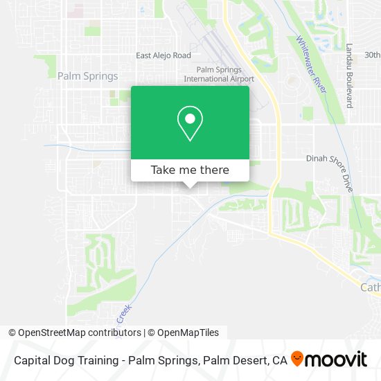 Mapa de Capital Dog Training - Palm Springs