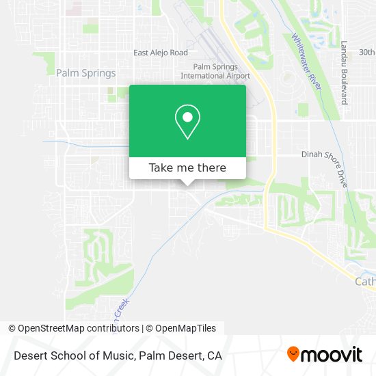 Desert School of Music map