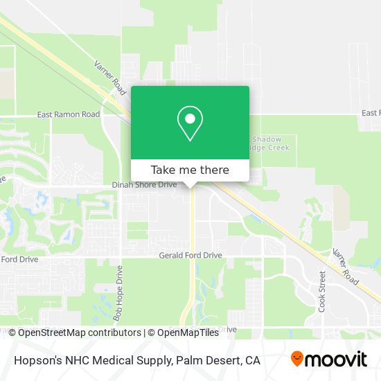 Mapa de Hopson's NHC Medical Supply