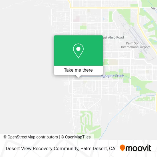Desert View Recovery Community map