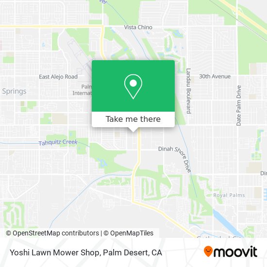 Yoshi Lawn Mower Shop map