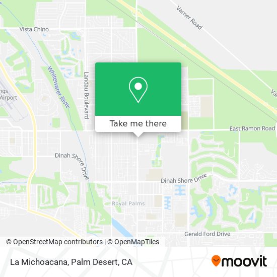 La Michoacana map