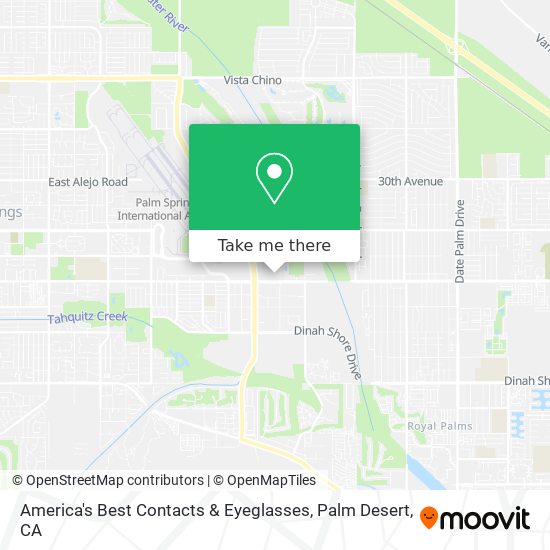 Mapa de America's Best Contacts & Eyeglasses
