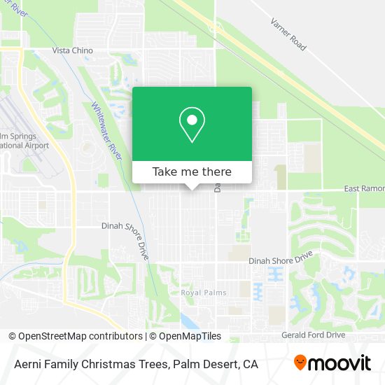 Aerni Family Christmas Trees map