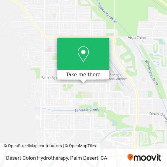 Desert Colon Hydrotherapy map