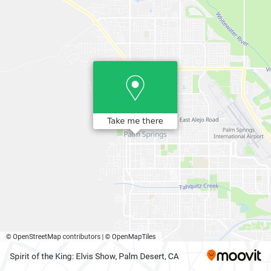 Spirit of the King: Elvis Show map