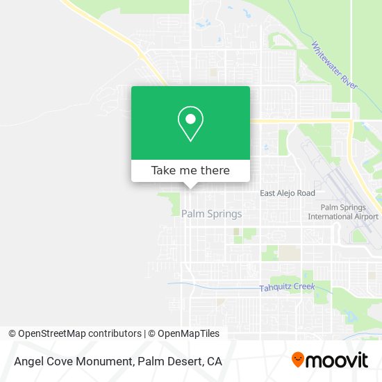 Angel Cove Monument map