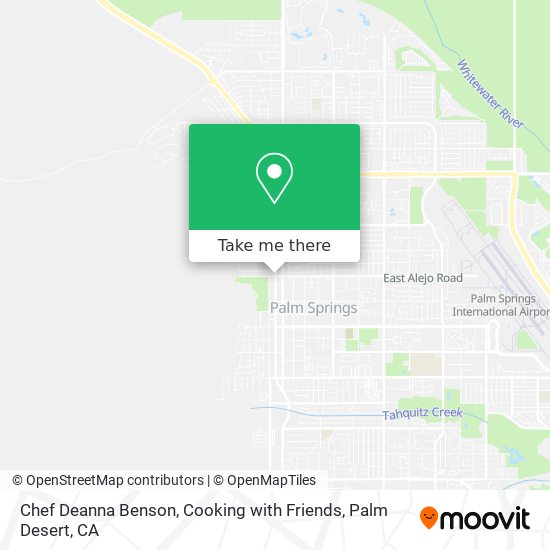Chef Deanna Benson, Cooking with Friends map