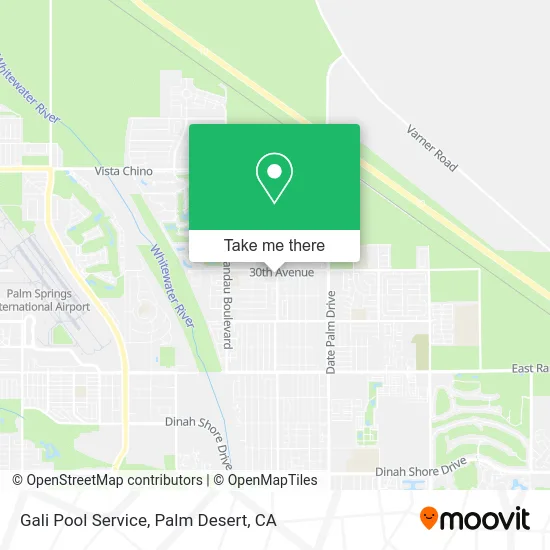 Gali Pool Service map