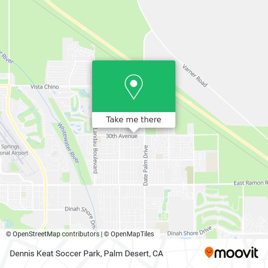 Dennis Keat Soccer Park map