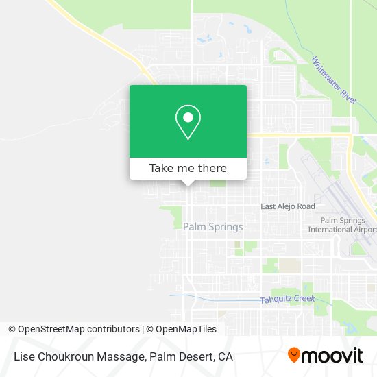 Lise Choukroun Massage map