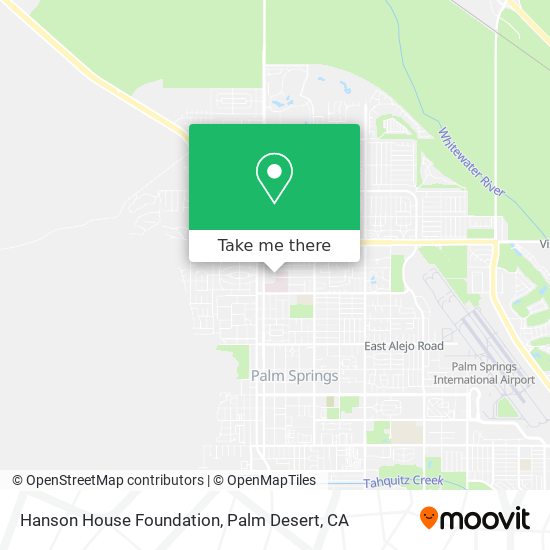 Hanson House Foundation map