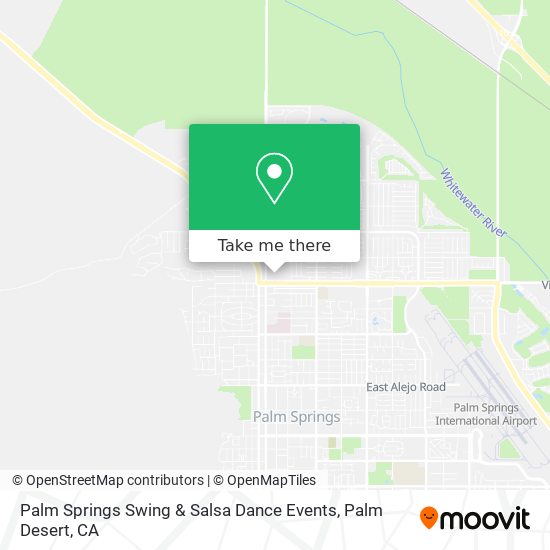 Mapa de Palm Springs Swing & Salsa Dance Events