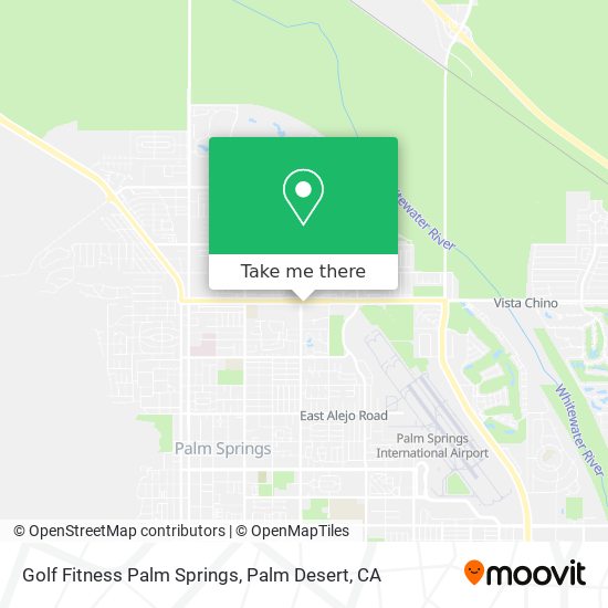 Golf Fitness Palm Springs map