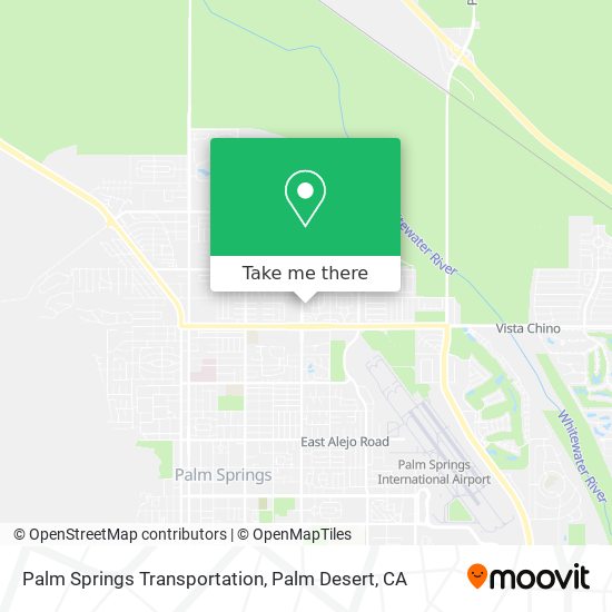 Palm Springs Transportation map