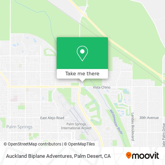 Mapa de Auckland Biplane Adventures