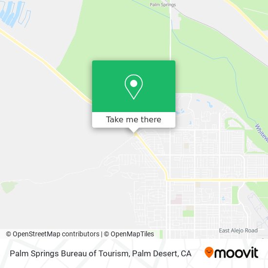 Mapa de Palm Springs Bureau of Tourism