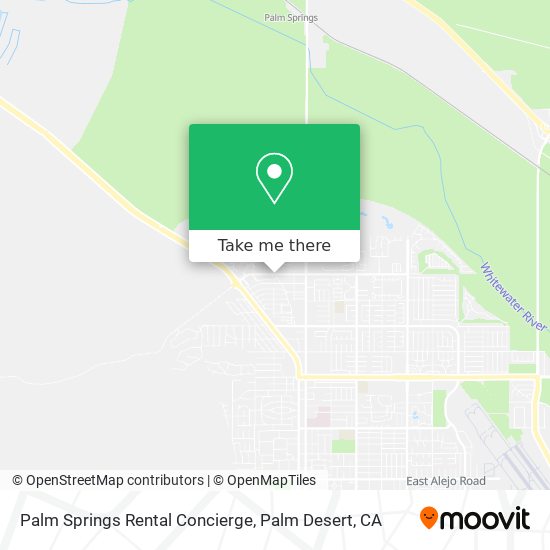 Mapa de Palm Springs Rental Concierge