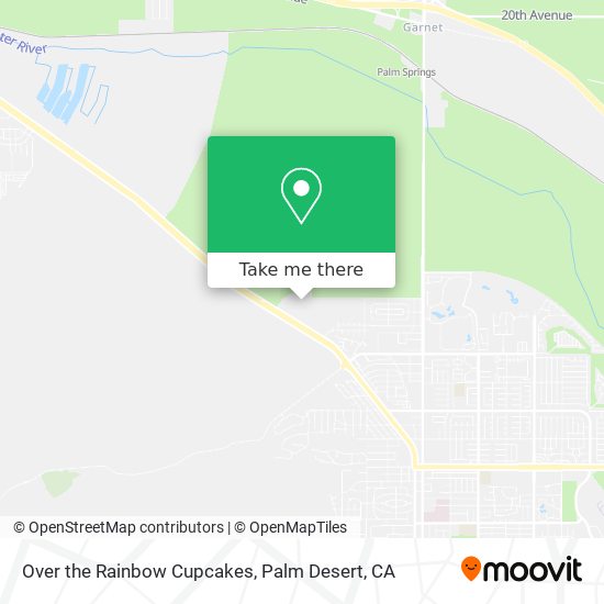 Over the Rainbow Cupcakes map