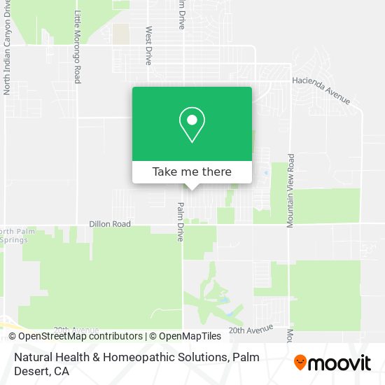 Mapa de Natural Health & Homeopathic Solutions