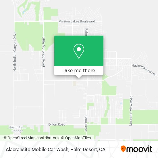 Alacransito Mobile Car Wash map
