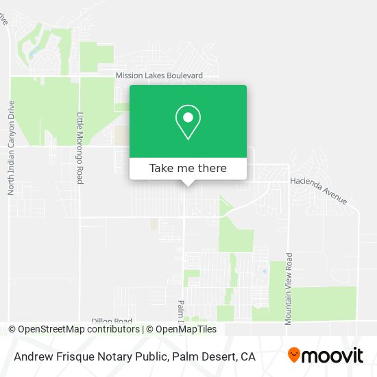 Mapa de Andrew Frisque Notary Public