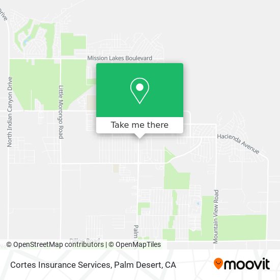 Cortes Insurance Services map
