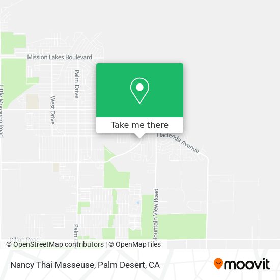 Nancy Thai Masseuse map