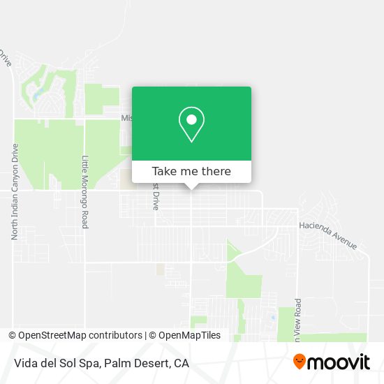 Vida del Sol Spa map