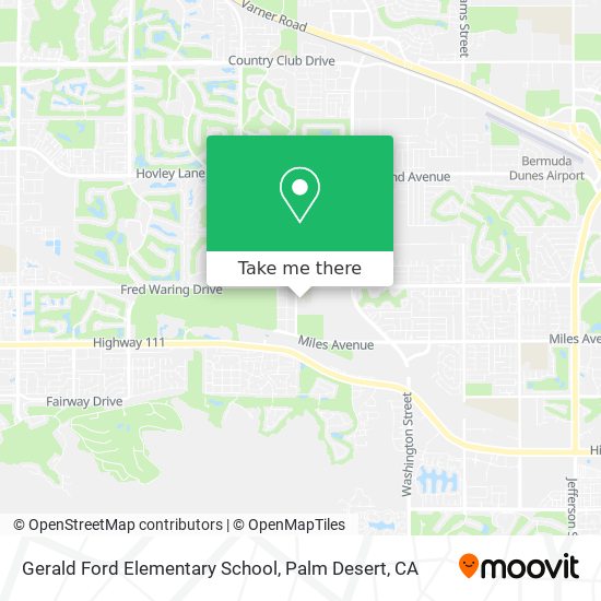 Mapa de Gerald Ford Elementary School