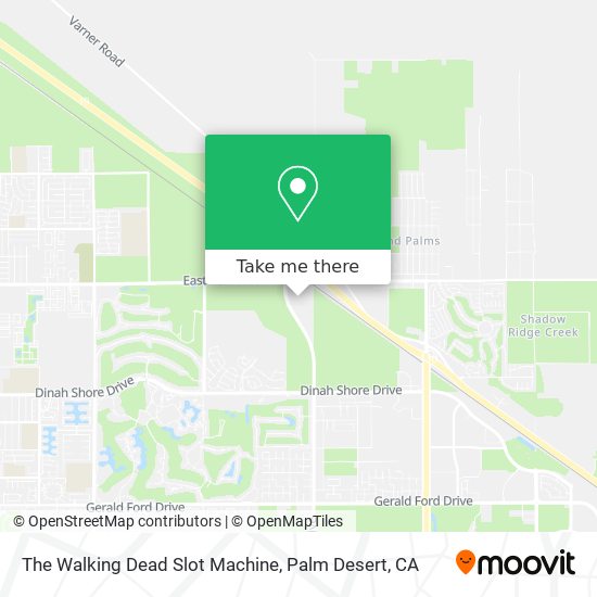 The Walking Dead Slot Machine map