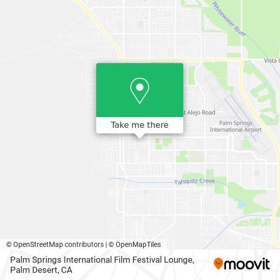 Palm Springs International Film Festival Lounge map