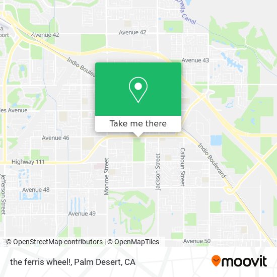 the ferris wheel! map