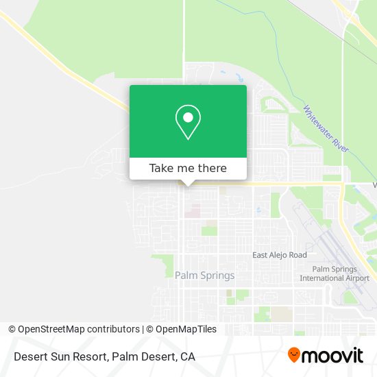 Desert Sun Resort map
