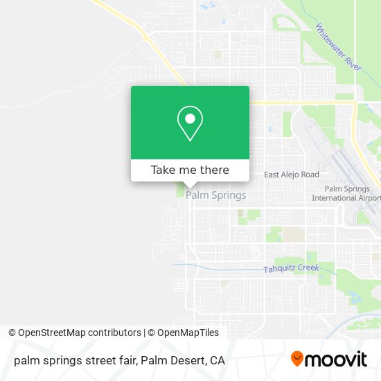 palm springs street fair map