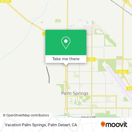 Mapa de Vacation Palm Springs