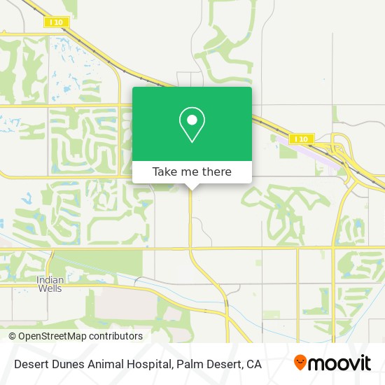 Desert Dunes Animal Hospital map